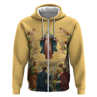 Assumption Virgin Mary to Heaven Hoodie Falling Asleep of the Mother of God - Wonder Print Shop