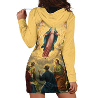 Assumption Virgin Mary to Heaven Hoodie Dress Falling Asleep of the Mother of God - Wonder Print Shop