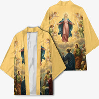 Assumption Virgin Mary to Heaven Kimono Falling Asleep of the Mother of God - Wonder Print Shop