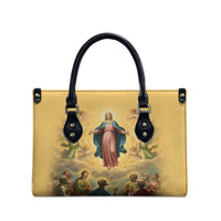Assumption Virgin Mary to Heaven Leather Bag Falling Asleep of the Mother of God - Wonder Print Shop