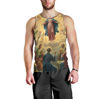Assumption Virgin Mary to Heaven Men Tank Top Falling Asleep of the Mother of God - Wonder Print Shop