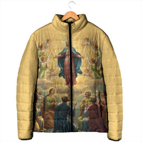 Assumption Virgin Mary to Heaven Padded Jacket Falling Asleep of the Mother of God - Wonder Print Shop