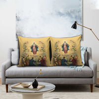 Assumption Virgin Mary to Heaven Pillow Cover Falling Asleep of the Mother of God - Wonder Print Shop
