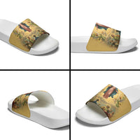 Assumption Virgin Mary to Heaven Slide Sandals Falling Asleep of the Mother of God - Wonder Print Shop