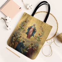 Assumption Virgin Mary to Heaven Tote Bag Falling Asleep of the Mother of God - Wonder Print Shop