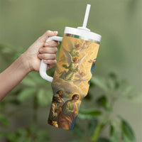 Assumption Virgin Mary to Heaven Tumbler With Handle Falling Asleep of the Mother of God - Wonder Print Shop