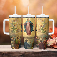 Assumption Virgin Mary to Heaven Tumbler With Handle Falling Asleep of the Mother of God - Wonder Print Shop