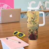 Assumption Virgin Mary to Heaven Tumbler With Handle Falling Asleep of the Mother of God - Wonder Print Shop