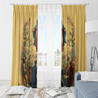 Assumption Virgin Mary to Heaven Window Curtain Falling Asleep of the Mother of God - Wonder Print Shop