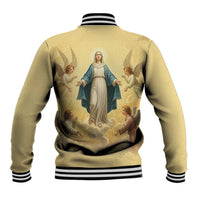 Blessed Virgin Mary Baseball Jacket Falling Asleep of the Mother of God - Wonder Print Shop