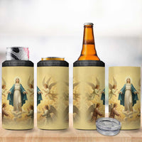Blessed Virgin Mary 4 in 1 Can Cooler Tumbler Falling Asleep of the Mother of God - Wonder Print Shop