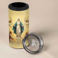 Blessed Virgin Mary 4 in 1 Can Cooler Tumbler Falling Asleep of the Mother of God - Wonder Print Shop