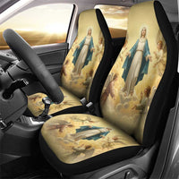 Blessed Virgin Mary Car Seat Cover Falling Asleep of the Mother of God - Wonder Print Shop