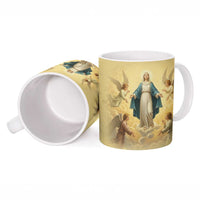 Blessed Virgin Mary Ceramic Mug Falling Asleep of the Mother of God - Wonder Print Shop