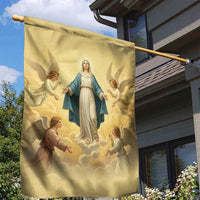 Blessed Virgin Mary Garden Flag Falling Asleep of the Mother of God - Wonder Print Shop