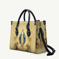 Blessed Virgin Mary Leather Bag Falling Asleep of the Mother of God - Wonder Print Shop