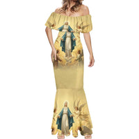 Blessed Virgin Mary Mermaid Dress Falling Asleep of the Mother of God - Wonder Print Shop