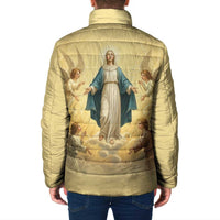 Blessed Virgin Mary Padded Jacket Falling Asleep of the Mother of God - Wonder Print Shop