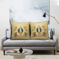 Blessed Virgin Mary Pillow Cover Falling Asleep of the Mother of God - Wonder Print Shop