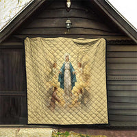Blessed Virgin Mary Quilt Falling Asleep of the Mother of God - Wonder Print Shop