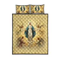 Blessed Virgin Mary Quilt Bed Set Falling Asleep of the Mother of God - Wonder Print Shop