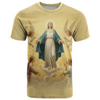 Blessed Virgin Mary T Shirt Falling Asleep of the Mother of God - Wonder Print Shop