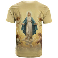 Blessed Virgin Mary T Shirt Falling Asleep of the Mother of God - Wonder Print Shop