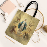 Blessed Virgin Mary Tote Bag Falling Asleep of the Mother of God - Wonder Print Shop