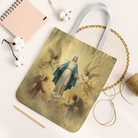 Blessed Virgin Mary Tote Bag Falling Asleep of the Mother of God - Wonder Print Shop