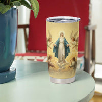 Blessed Virgin Mary Tumbler Cup Falling Asleep of the Mother of God - Wonder Print Shop