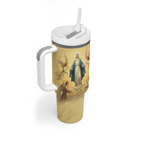 Blessed Virgin Mary Tumbler With Handle Falling Asleep of the Mother of God - Wonder Print Shop