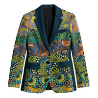 Africa Tribal Mixed Pattern Blazer - Wonder Print Shop