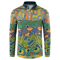 Africa Tribal Mixed Pattern Button Sweatshirt - Wonder Print Shop