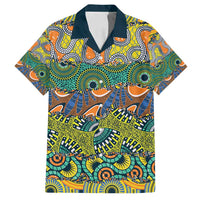 Africa Tribal Mixed Pattern Family Matching Summer Maxi Dress and Hawaiian Shirt - Wonder Print Shop