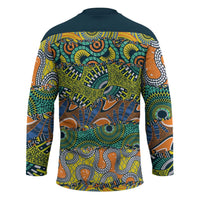 Africa Tribal Mixed Pattern Hockey Jersey - Wonder Print Shop