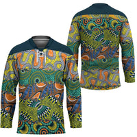 Africa Tribal Mixed Pattern Hockey Jersey - Wonder Print Shop