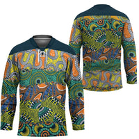 Africa Tribal Mixed Pattern Hockey Jersey - Wonder Print Shop