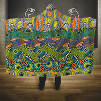 Africa Tribal Mixed Pattern Hooded Blanket - Wonder Print Shop