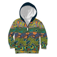 Africa Tribal Mixed Pattern Kid Hoodie - Wonder Print Shop