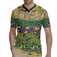 Africa Tribal Mixed Pattern Rugby Jersey - Wonder Print Shop