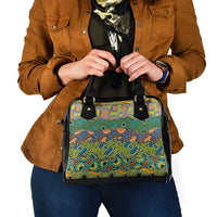 Africa Tribal Mixed Pattern Shoulder Handbag - Wonder Print Shop