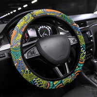Africa Tribal Mixed Pattern Steering Wheel Cover - Wonder Print Shop