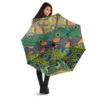 Africa Tribal Mixed Pattern Umbrella - Wonder Print Shop