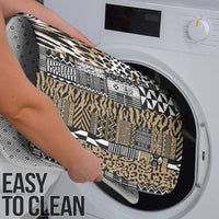 Africa Tribal Pattern Mixed Leopard Skin Bathroom Set - Wonder Print Shop