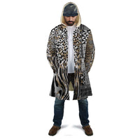 Africa Tribal Pattern Mixed Leopard Skin Cloak - Wonder Print Shop