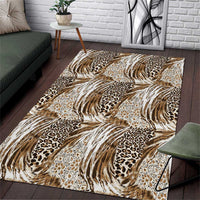 Wild Animal Skins Area Rug Leopard Pattern - Wonder Print Shop
