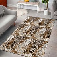 Wild Animal Skins Area Rug Leopard Pattern - Wonder Print Shop