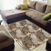 Wild Animal Skins Area Rug Leopard Pattern - Wonder Print Shop