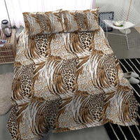 Wild Animal Skins Bedding Set Leopard Pattern - Wonder Print Shop