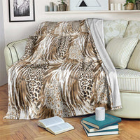 Wild Animal Skins Blanket Leopard Pattern - Wonder Print Shop
